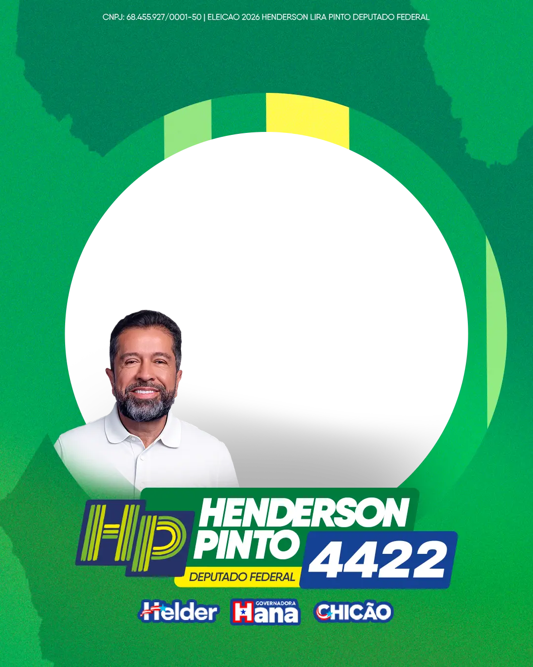 Henderson Pinto com foto | feed 4x5