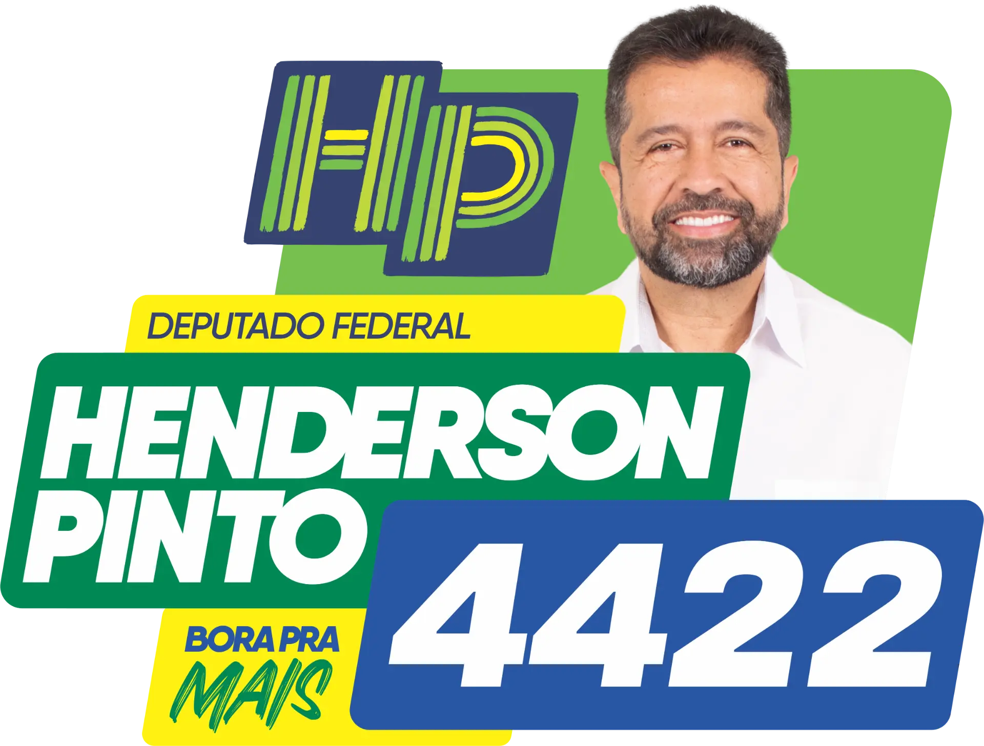 Logo com foto e slogan